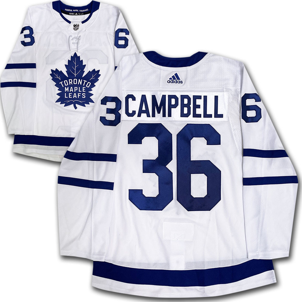 Toronto Maple Leafs #36 Jack Campbell White Road Stitched NHL Jersey