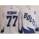 Tampa Bay Lightning #77 Victor Hedman White 2022 Stadium Series Authentic Jersey - Click Image to Close
