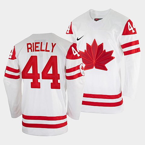 Morgan Rielly Canada Hockey White 2022 Beijing Winter Olympic #44 Home Jersey