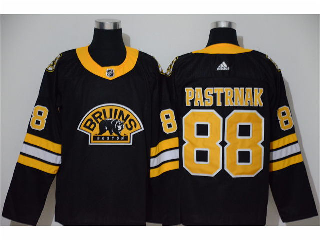 Boston Bruins #88 David Pastrnak Black Stitched Hockey Jersey