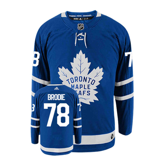 Toronto Maple Leafs #78 TJ BRODIE Royal Blue Stitched NHL Jersey