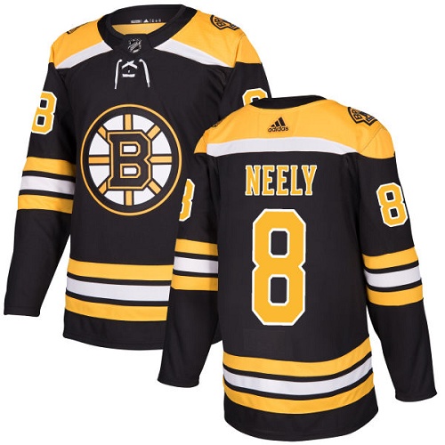 Adidas Bruins #8 Cam Neely Black Home Authentic Stitched NHL Jersey - Click Image to Close