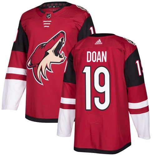 Adidas Coyotes #19 Shane Doan Maroon Home Authentic Stitched NHL Jersey - Click Image to Close