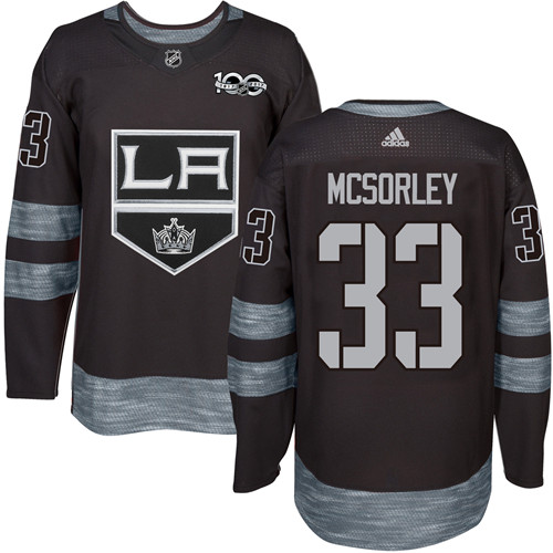 Adidas Kings #33 Marty Mcsorley Black 1917-2017 100th Anniversary Stitched NHL Jersey - Click Image to Close