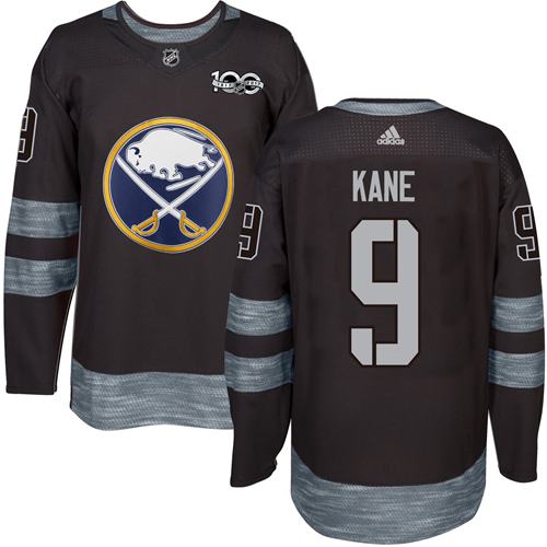 Adidas Sabres #9 Evander Kane Black 1917-2017 100th Anniversary Stitched NHL Jersey - Click Image to Close