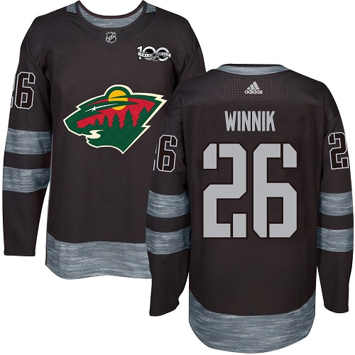 Adidas Wild #26 Daniel Winnik Black 1917-2017 100th Anniversary Stitched NHL Jersey
