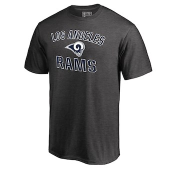 Los Angeles Rams Pro Line by Fanatics Branded Gray Victory Arch T-Shirt