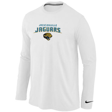 Jacksonville Jaguars Heart & Soul Long Sleeve T-Shirt White
