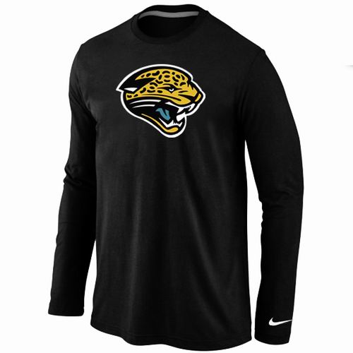 Jacksonville Jaguars Logo Long Sleeve T-Shirt black