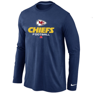 Kansas City Chiefs Critical Victory Long Sleeve T-Shirt D.Blue