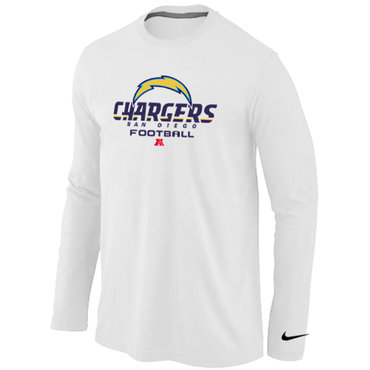 San Diego Chargers Critical Victory Long Sleeve T-Shirt White