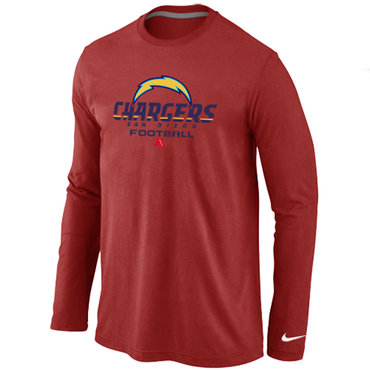 San Diego Chargers Critical Victory Long Sleeve T-Shirt RED