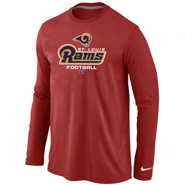 St.Louis Rams Critical Victory Long Sleeve T-Shirt RED