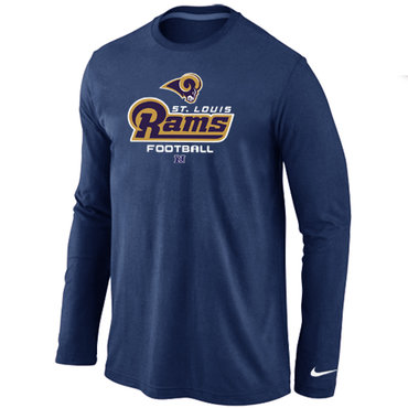 St.Louis Rams Critical Victory Long Sleeve T-Shirt D.Blue