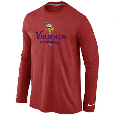Minnesota Vikings Critical Victory Long Sleeve T-Shirt RED