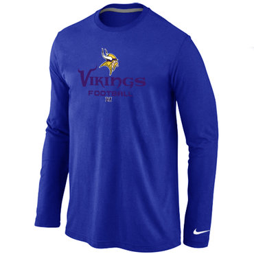 Minnesota Vikings Critical Victory Long Sleeve T-Shirt Blue