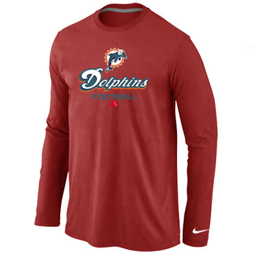 Miami Dolphins Critical Victory Long Sleeve T-Shirt RED