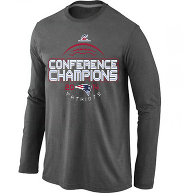 Patriots D.Grey Long Sleeve Men T-Shirts02