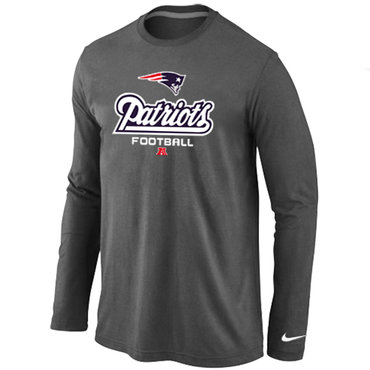 New England Patriots Critical Victory Long Sleeve T-Shirt D.Grey