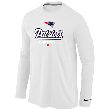 New England Patriots Critical Victory Long Sleeve T-Shirt White