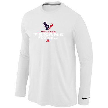 Houston Texans Critical Victory Long Sleeve T-Shirt White