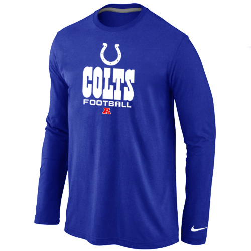 Indianapolis Colts Critical Victory Long Sleeve T-Shirt Blue