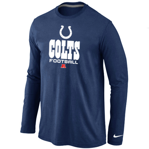 Indianapolis Colts Critical Victory Long Sleeve T-Shirt D.Blue