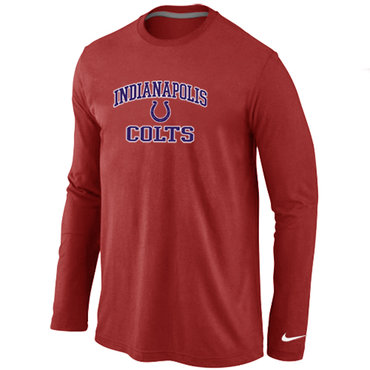 Indianapolis Colts Heart & Soul Long Sleeve T-Shirt RED