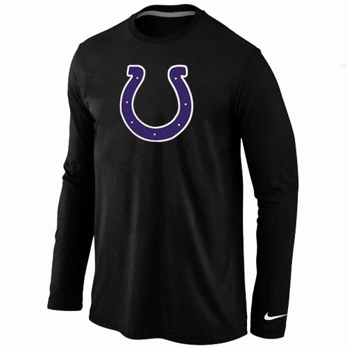 Indianapolis Colts Logo Long Sleeve T-Shirt black