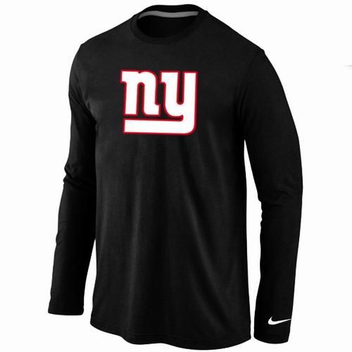 New York Giants Logo Long Sleeve T-Shirt black