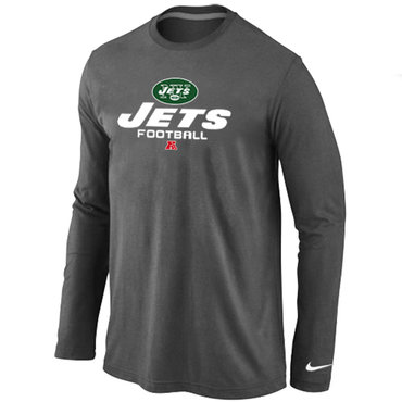 New York Jets Critical Victory Long Sleeve T-Shirt D.Grey