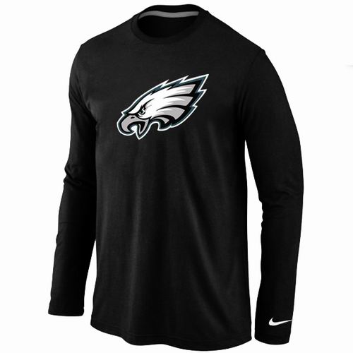 Philadelphia Eagles Logo Long Sleeve T-Shirt black