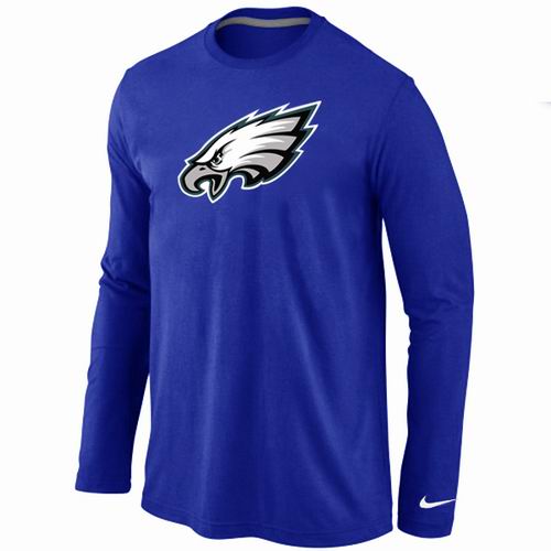 Philadelphia Eagles Logo Long Sleeve T-Shirt BLUE