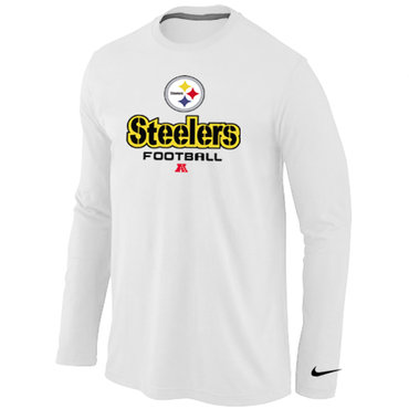 Pittsburgh Steelers Critical Victory Long Sleeve T-Shirt White