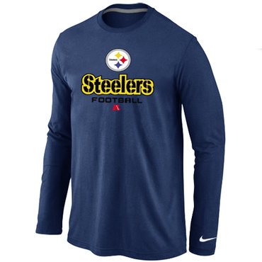 Pittsburgh Steelers Critical Victory Long Sleeve T-Shirt D.Blue
