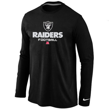 Oakland Raiders Critical Victory Long Sleeve T-Shirt Black