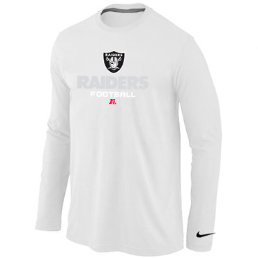 Oakland Raiders Critical Victory Long Sleeve T-Shirt White
