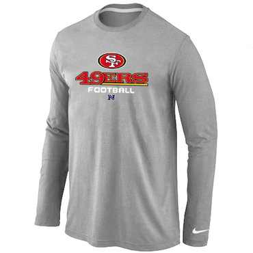 San Francisco 49ers Critical Victory Long Sleeve T-Shirt Grey