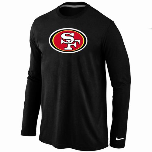 San Francisco 49ers Logo Long Sleeve T-Shirt black
