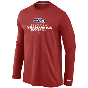 Seattle Seahawks Critical Victory Long Sleeve T-Shirt RED