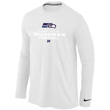 Seattle Seahawks Critical Victory Long Sleeve T-Shirt White