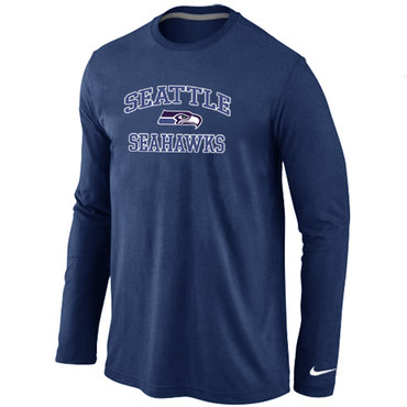 Seattle Seahawks Heart & Soul Long Sleeve T-Shirt D.blue