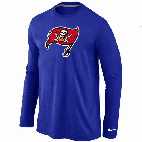 Tampa Bay Buccaneers Logo Long Sleeve T-Shirt BLUE