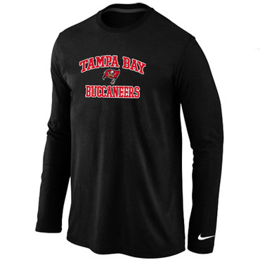 Tampa Bay Buccaneers Heart & Soul Long Sleeve T-Shirt Black