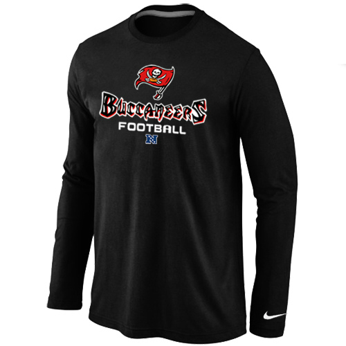 Tampa Bay Buccaneers Critical Victory Long Sleeve T-Shirt Black - Click Image to Close
