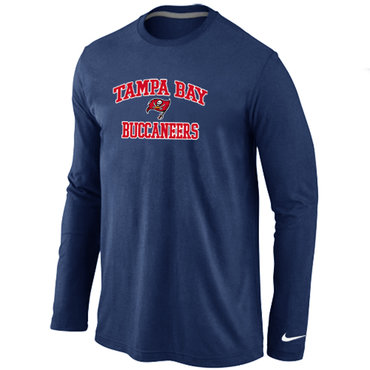 Tampa Bay Buccaneers Heart & Soul Long Sleeve T-Shirt D.Blue
