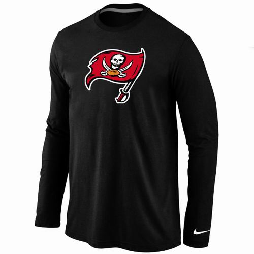 Tampa Bay Buccaneers Logo Long Sleeve T-Shirt black