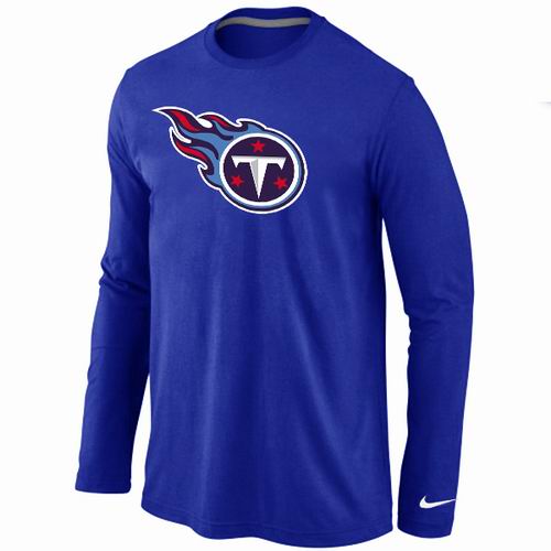 Tennessee Titans Logo Long Sleeve T-Shirt BLUE