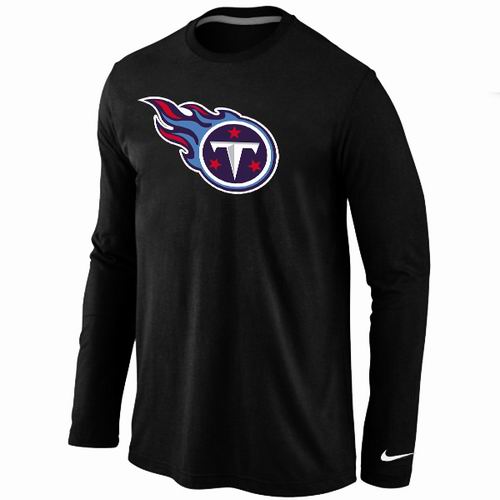 Tennessee Titans Logo Long Sleeve T-Shirt black