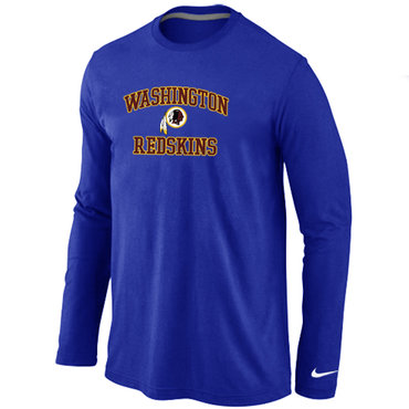 Washington Redskins Heart & Soul Long Sleeve T-Shirt Blue